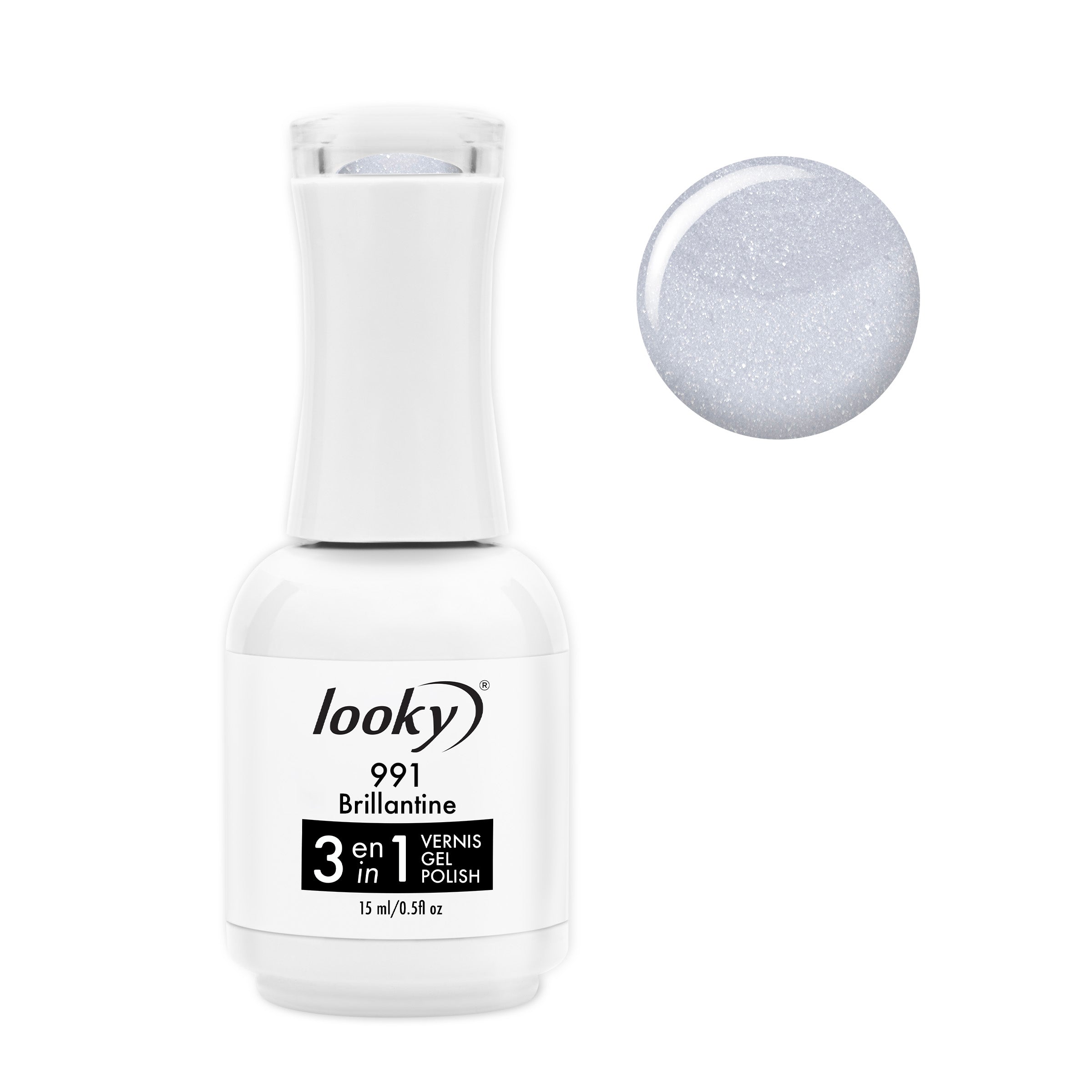 Looky Vernis Gel 3 en 1 #991 Brillantine (Collection Fête Foraine) (EXCLUSIVITÉ WEB)