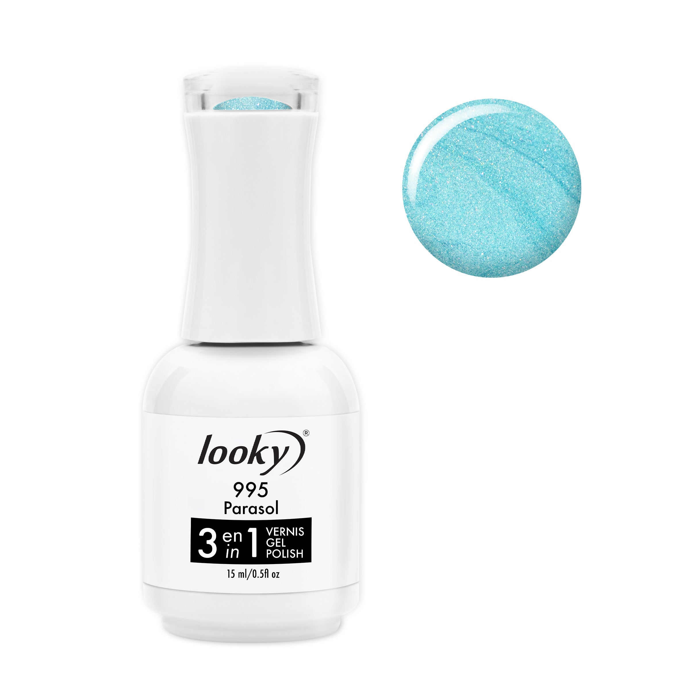 Looky Vernis Gel 3 en 1 #995 Parasol (Collection Fête Foraine)