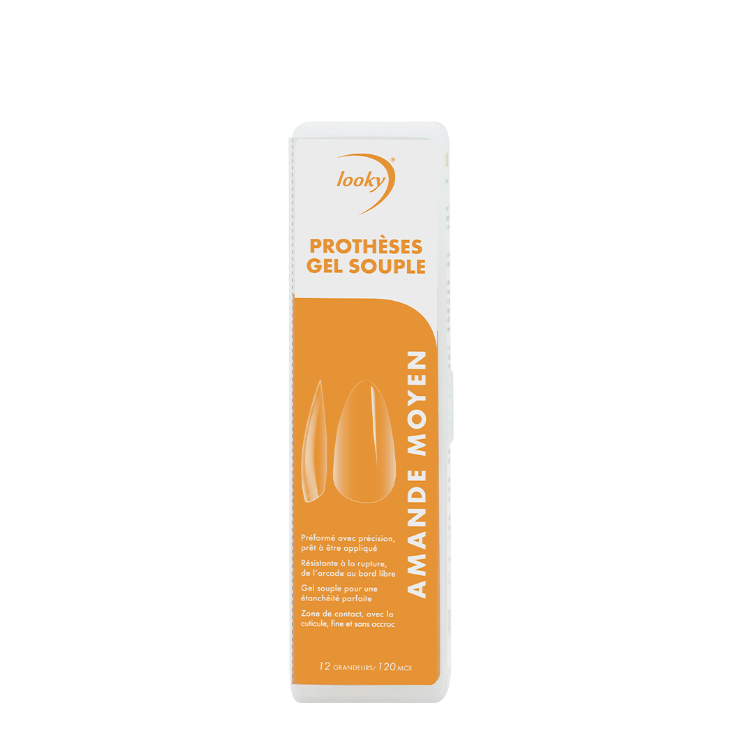 Looky Prothèses en Gel Souple Amande Moyen