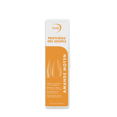 Looky Prothèses en Gel Souple Amande Moyen