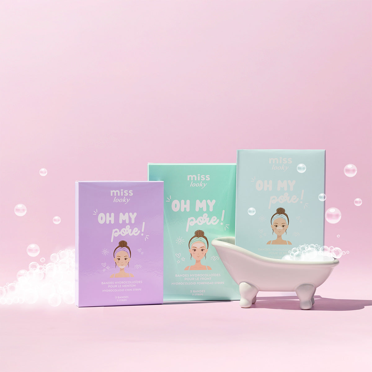 Miss Looky Bande hydrocolloïde Front - Oh My Pore!