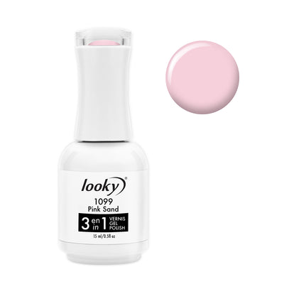 Looky Vernis Gel 3 en 1 #1099 Pink Sand (Collection Brisa de Rio)
