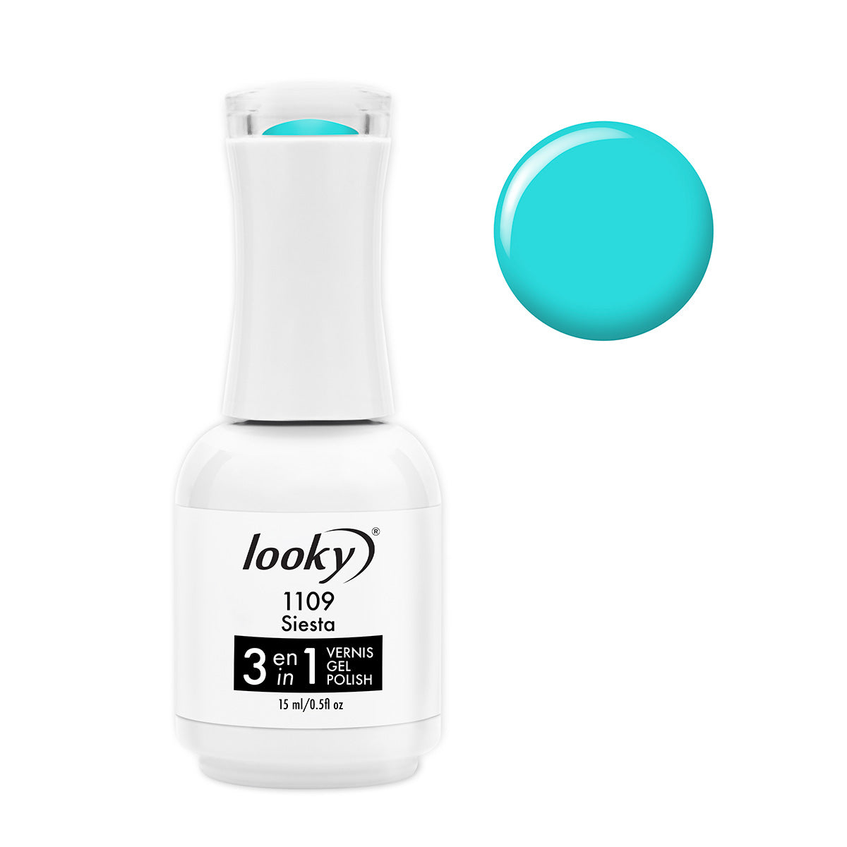 Looky Gel Polish 3 in 1 #1109 Siesta (Brisa de Rio Collection)