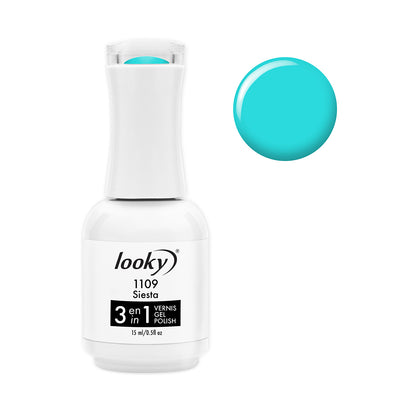 Looky Vernis Gel 3 en 1 #1109 Siesta (Collection Brisa de Rio)