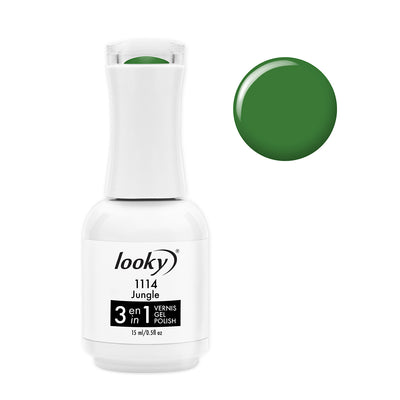 Looky Vernis Gel 3 en 1 #1114 Jungle (Collection Brisa de Rio)
