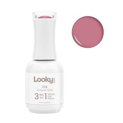 Looky Vernis Gel 3 en 1 #1118 Antique Petal (Collection Vintage Bloom)
