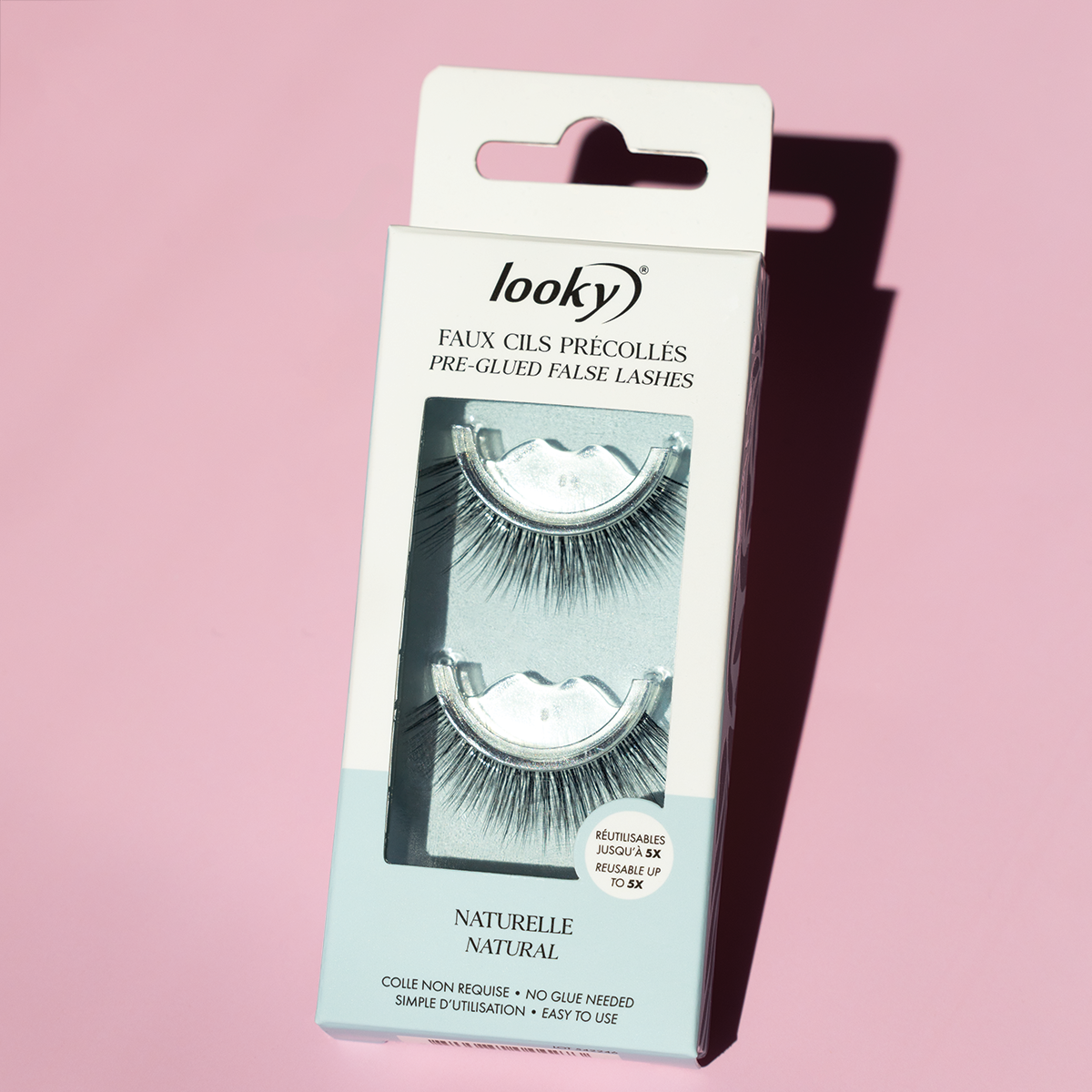 Looky Pre-glued False Eyelashes Diva #3 Natural