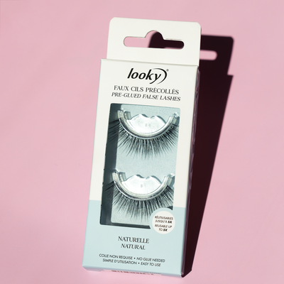 Looky Pre-glued False Eyelashes Diva #3 Natural