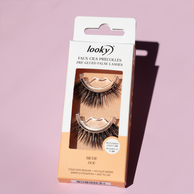 Looky Pre-glued False Eyelashes Diva #8 Doe