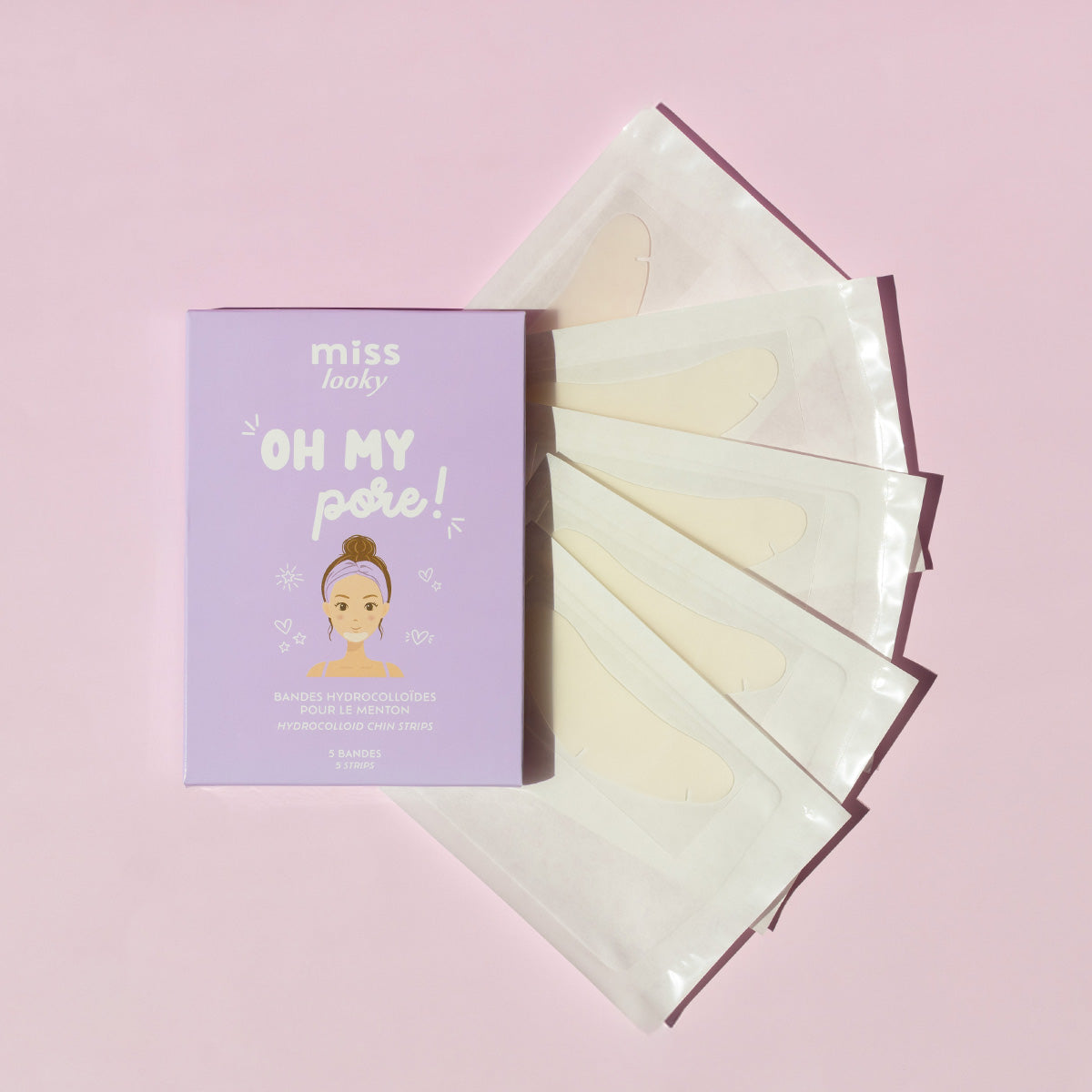 Miss Looky Bande hydrocolloïde Menton - Oh My Pore!