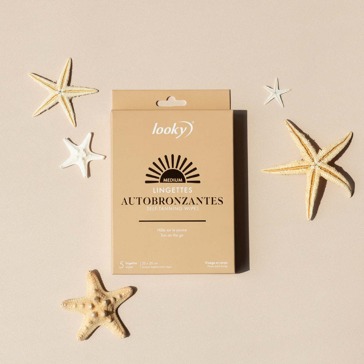 Looky Lingettes Autobronzantes Medium 5u