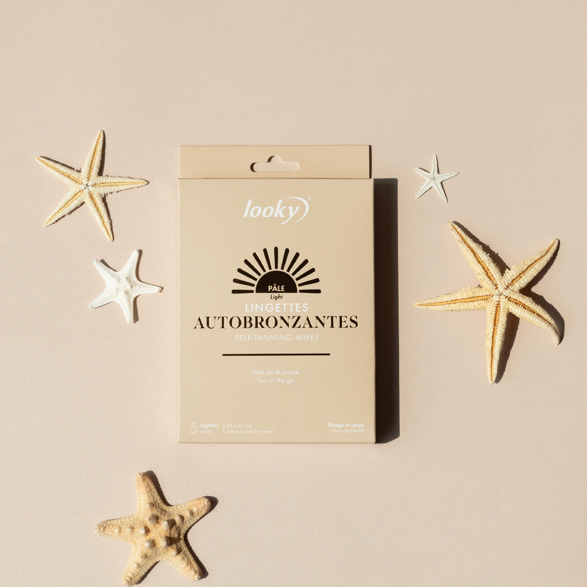 Looky Lingettes Autobronzantes Pâle 5u
