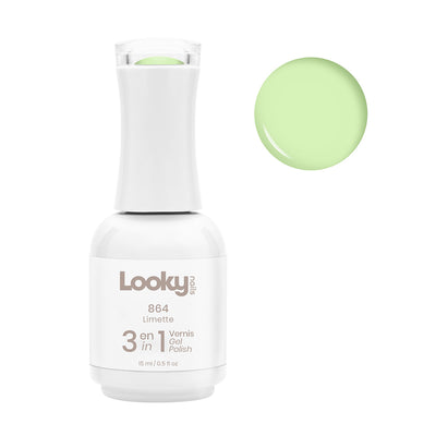 Looky Vernis Gel 3 en 1 #864 Limette