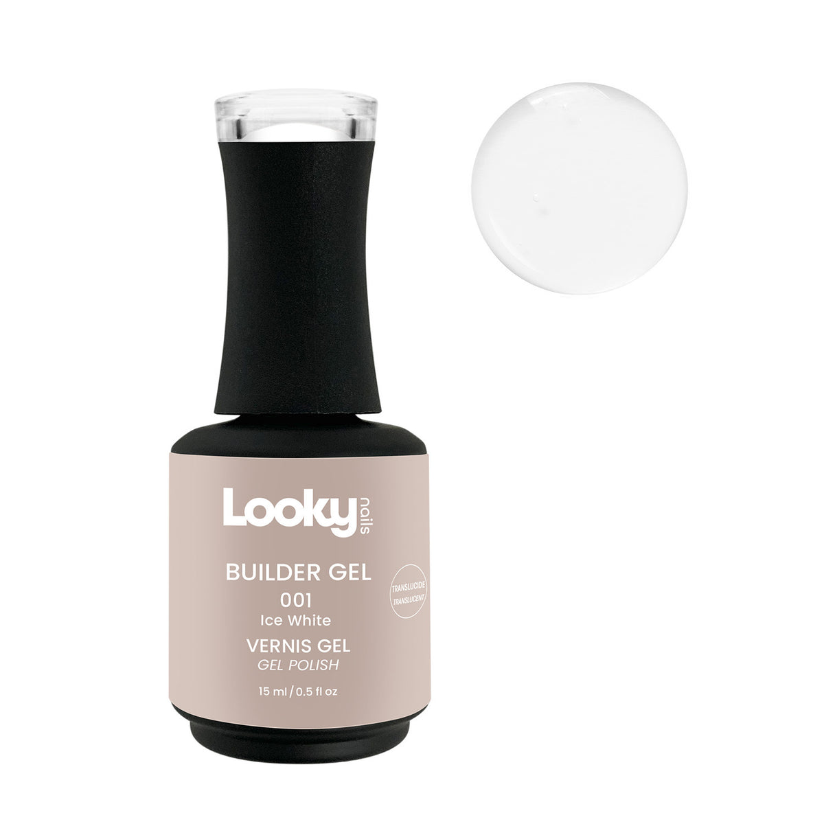 Builder Gel Nail Polish #001 Ice white