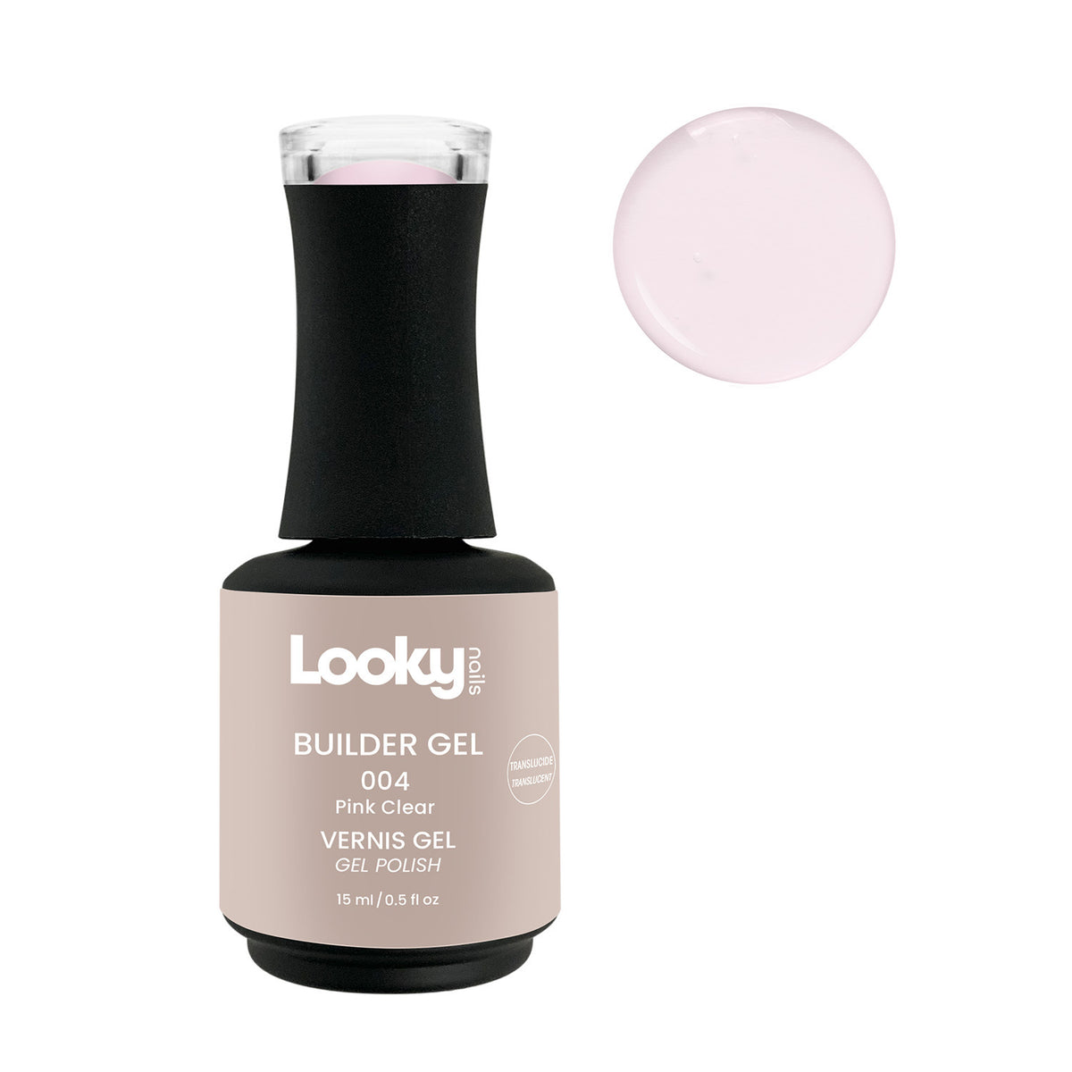 Builder Gel Nail Polish #004 Pink Clear