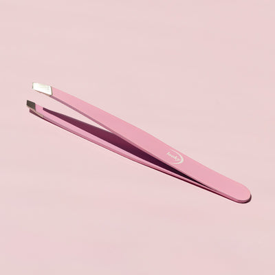 Pink Beveled Tweezers