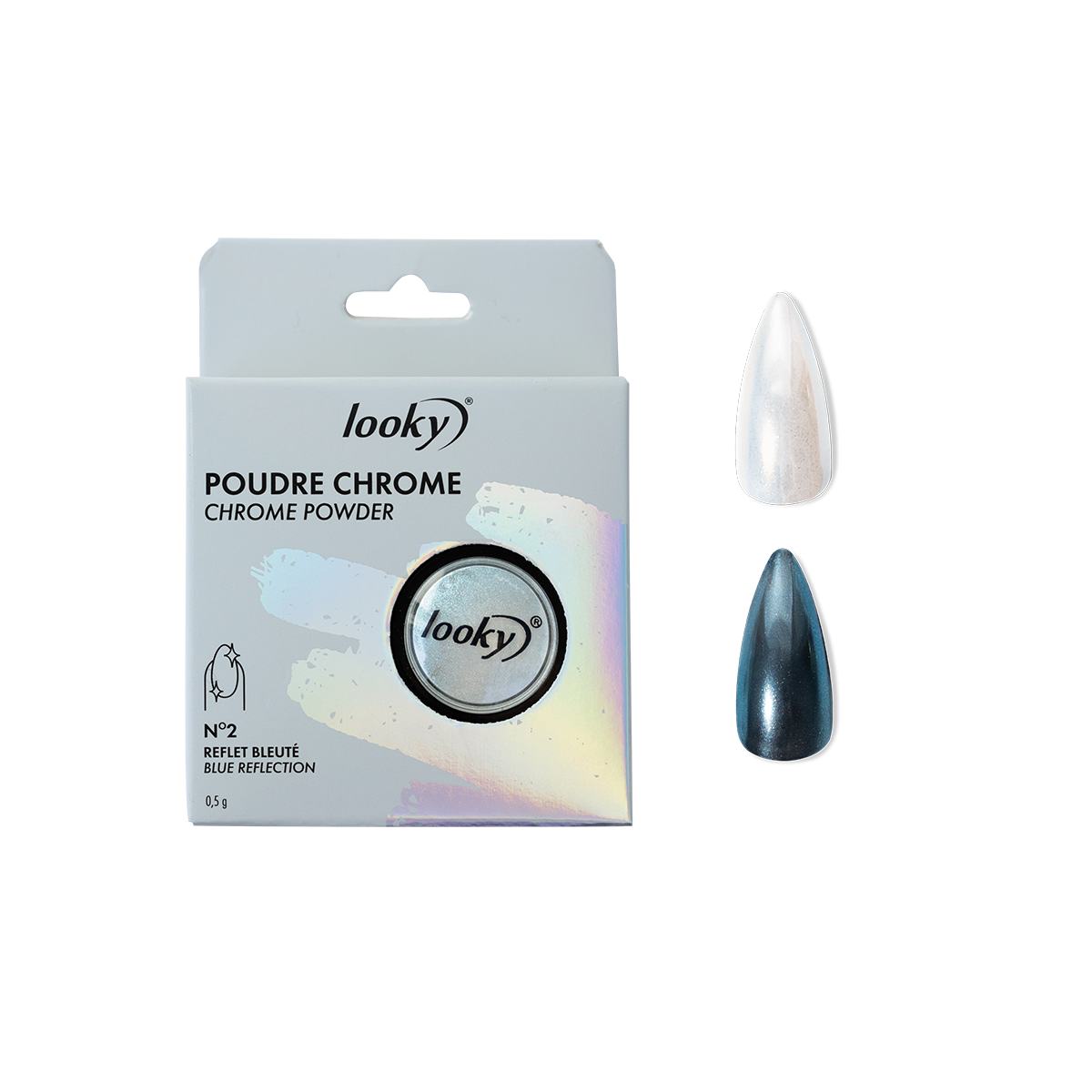 Looky Chrome Powder #2 Blueish Reflection