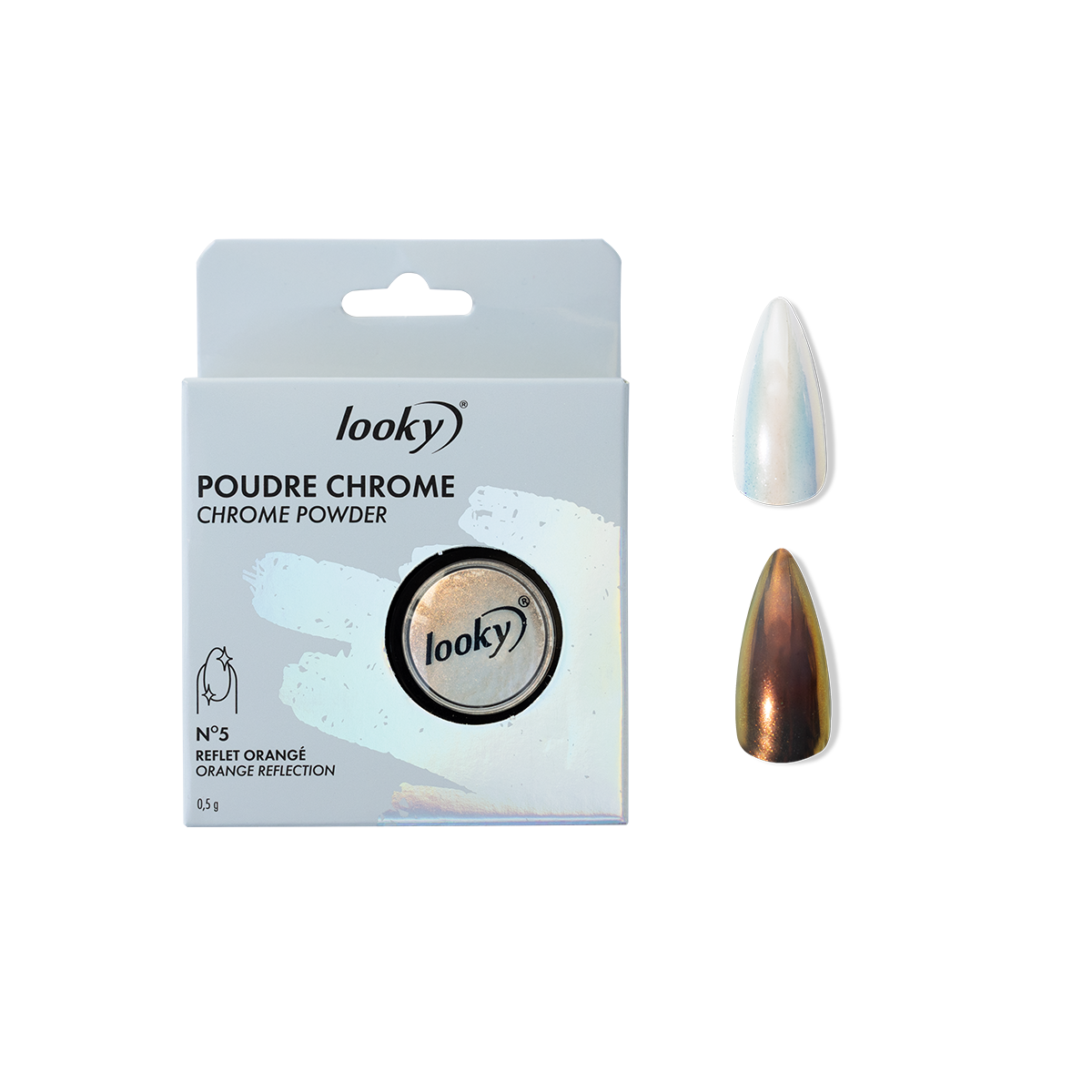 Looky Poudre Chrome #5 Reflet Orangé