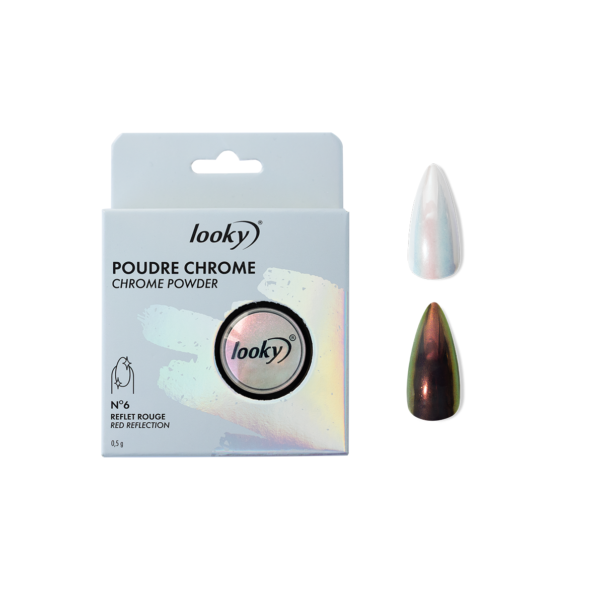 Looky Poudre Chrome #6 Reflet Rouge