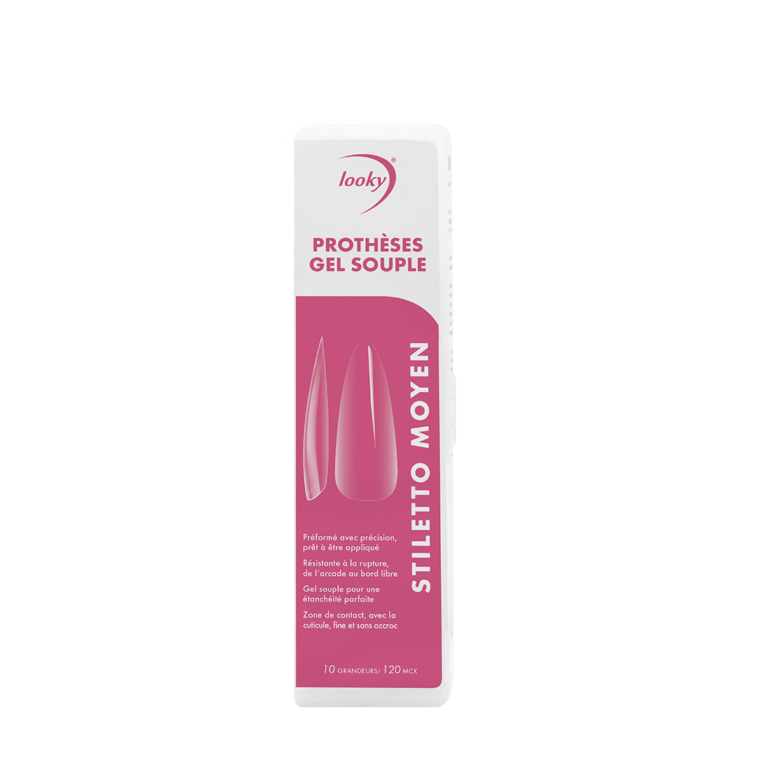 Looky Prothèses en Gel Souple Stiletto Moyen