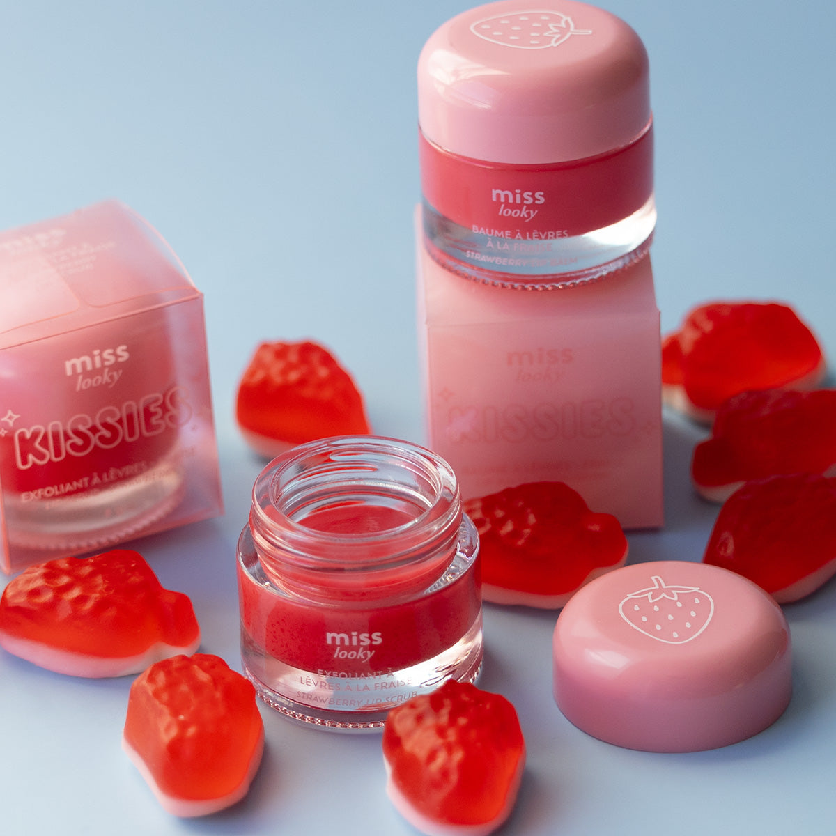 Miss Looky Hydratant pour les lèvres Kissies - Fraise