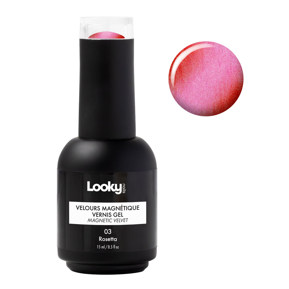 Looky Vernis Gel Velours Magnétique #3 Rosetta