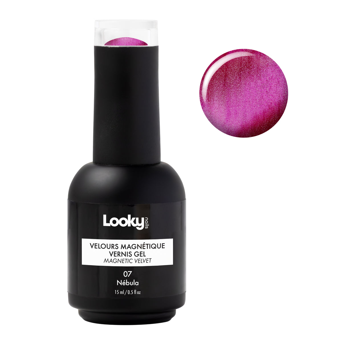 Looky Magnetic Velvet Gel Polish #7 Nébula (Stardust Collection)