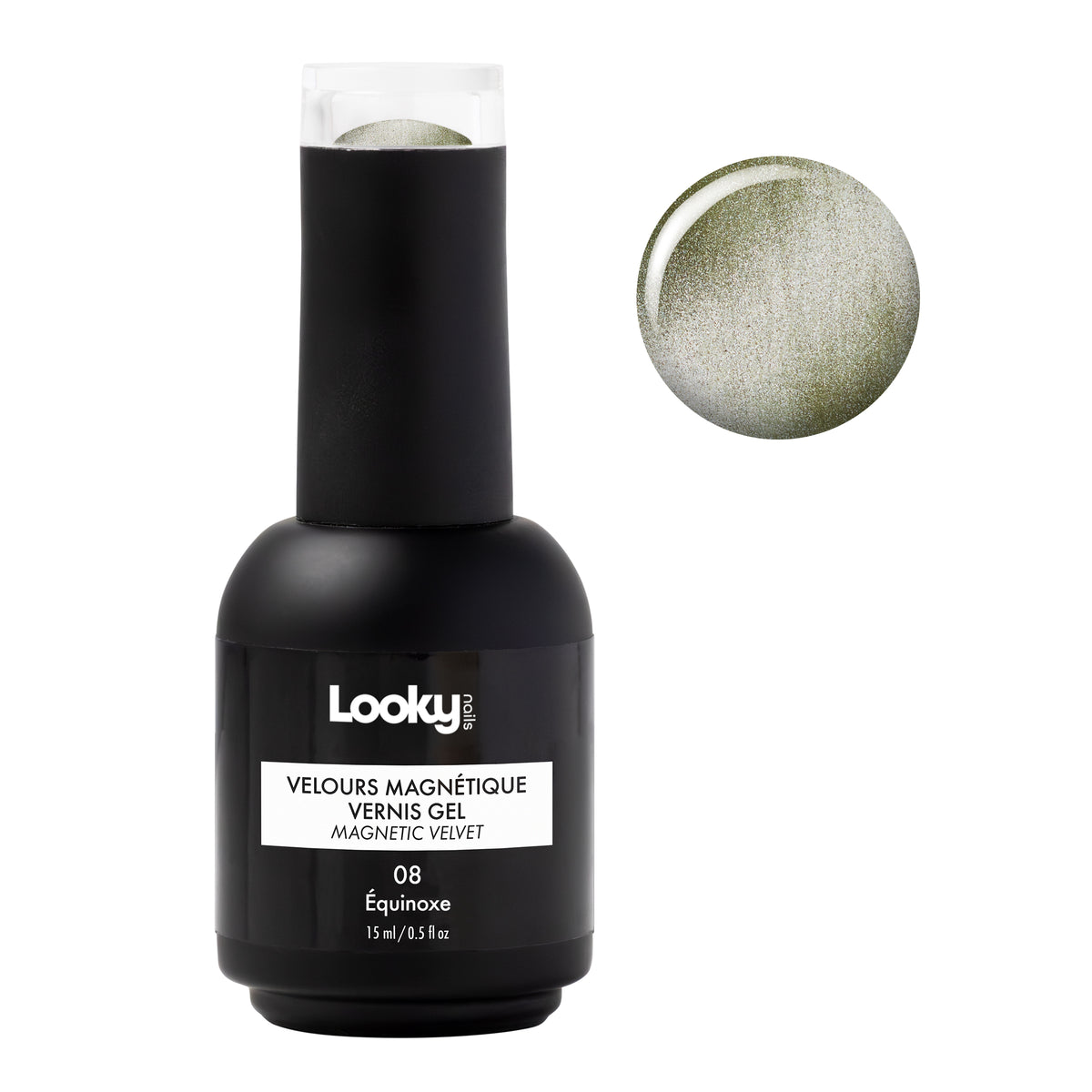 Looky Vernis Gel Velours Magnétique #8 Équinoxe (Collection Poussières d'étoiles)