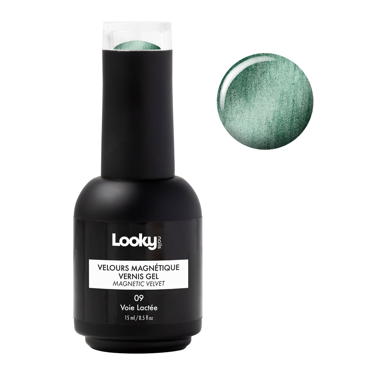 Looky Vernis Gel Velours Magnétique #9 Voie Lactée (Collection Poussières d'étoiles)