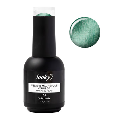 Looky Magnetic Velvet Gel Polish #9 Milky Way (Stardust Collection)