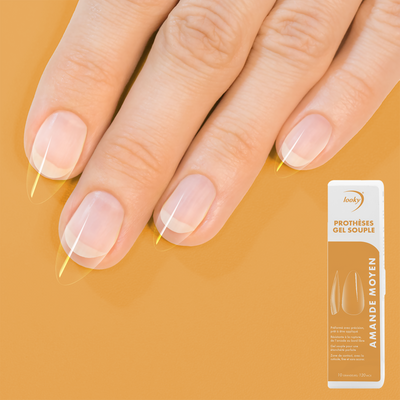 Looky Prothèses en Gel Souple Amande Moyen