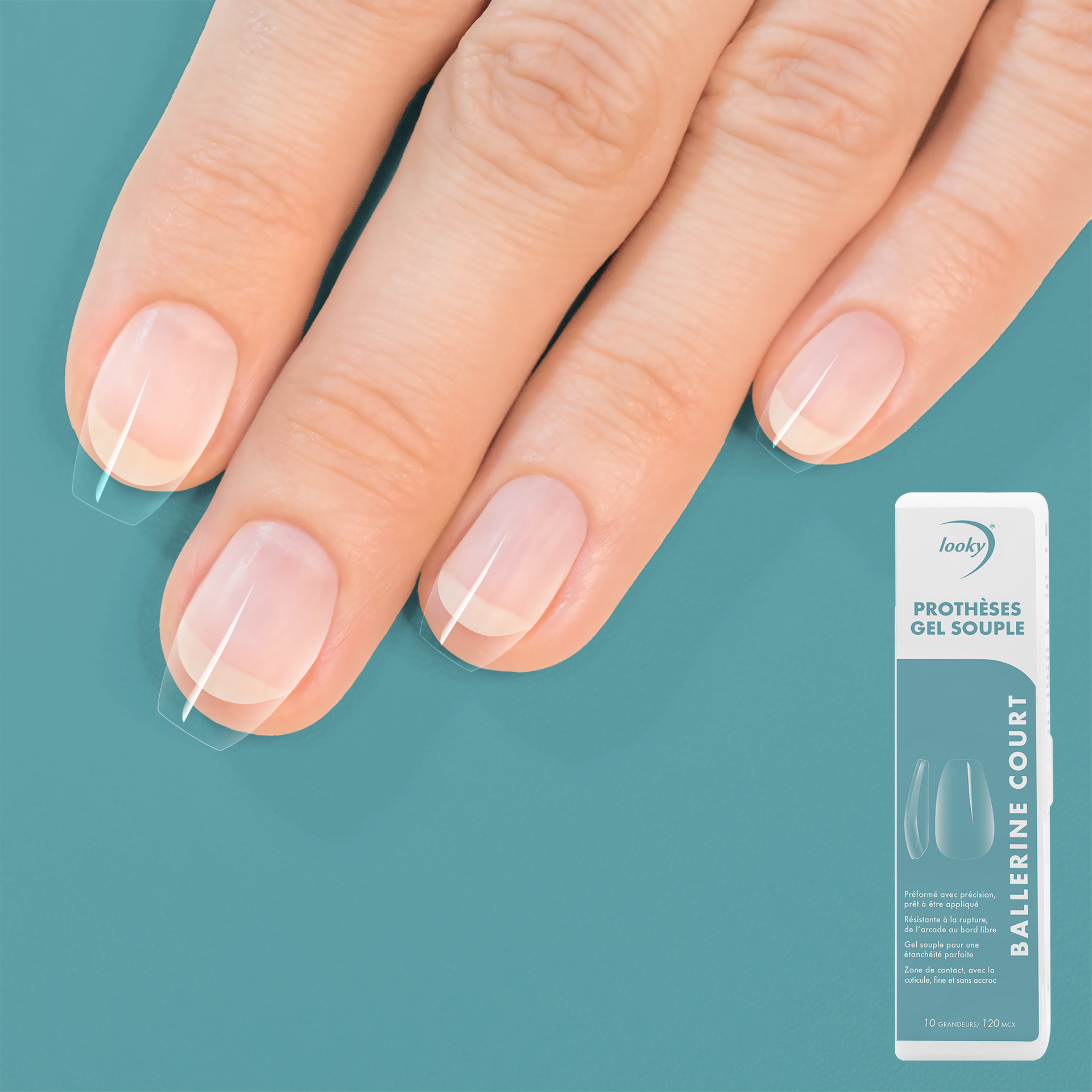 Looky Prothèses en Gel Souple Ballerine Court