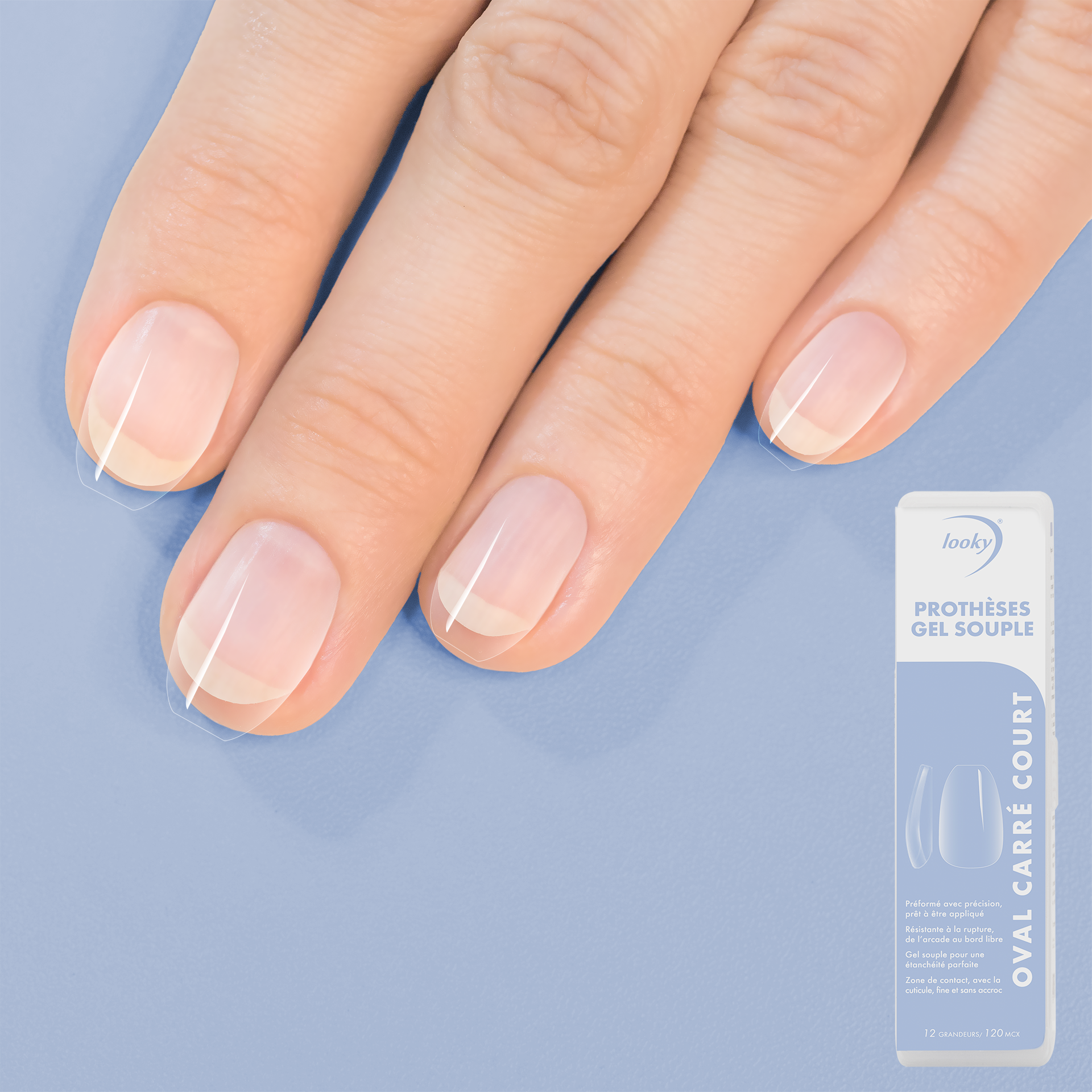 Looky Short Squoval Soft Gel Tips
