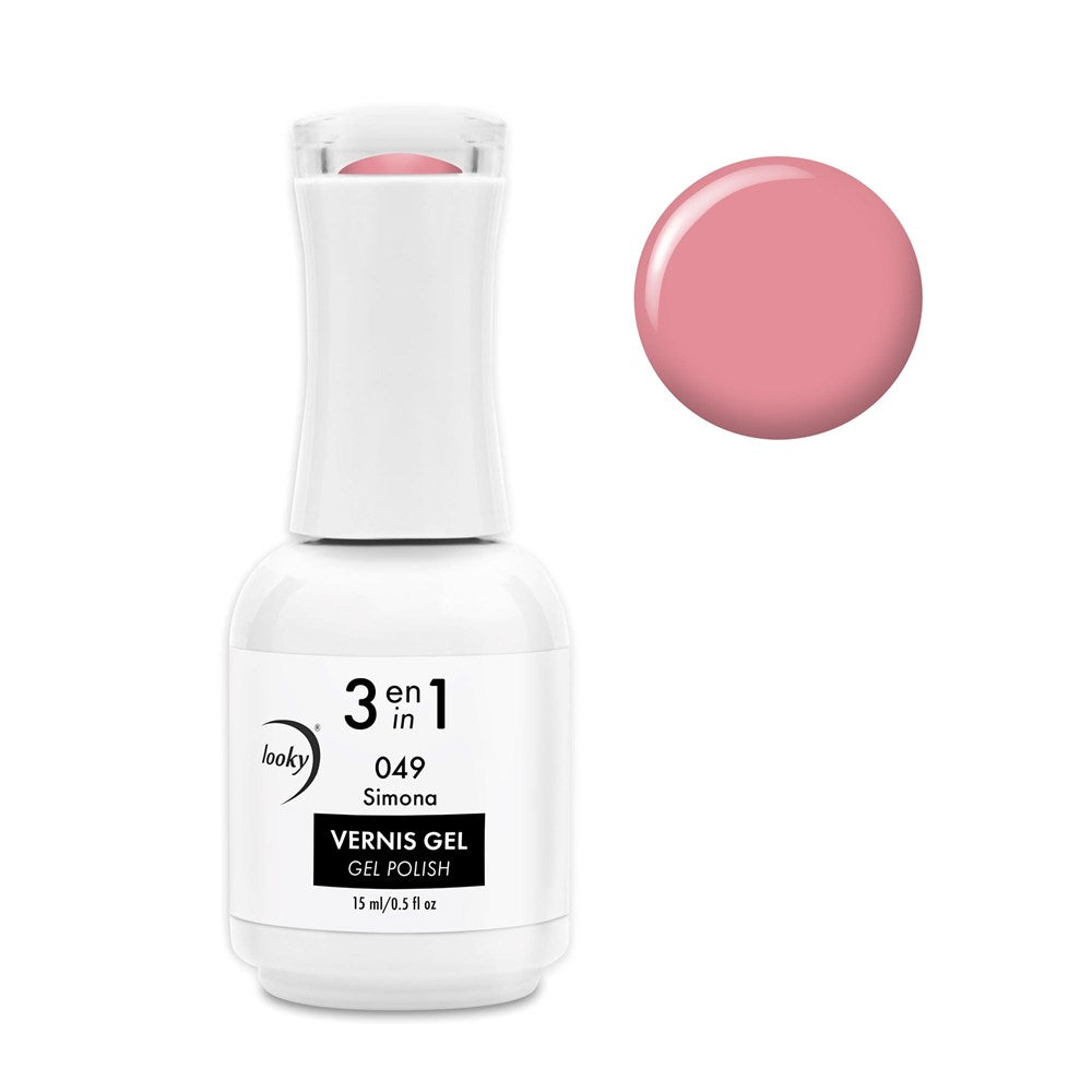 Looky Vernis Gel 3 en 1 #049 Simona