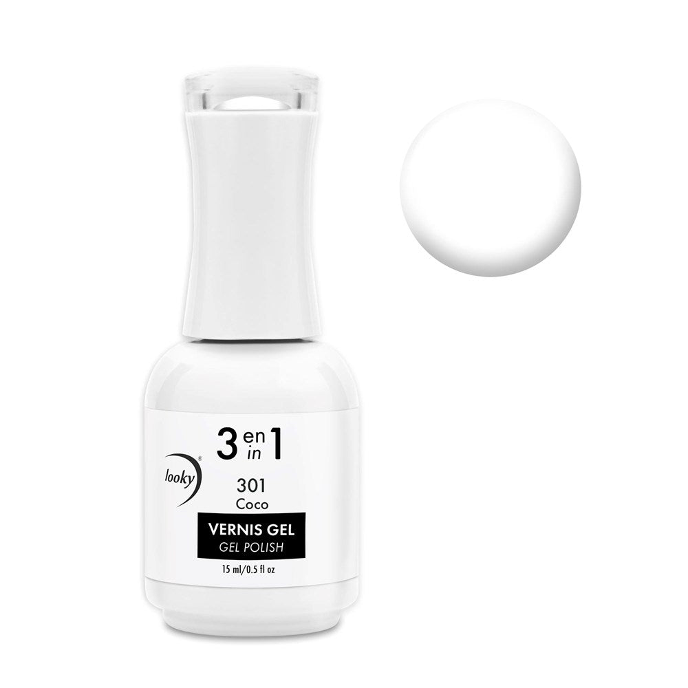 3 in 1 Gel Nail Polish #301 Coco