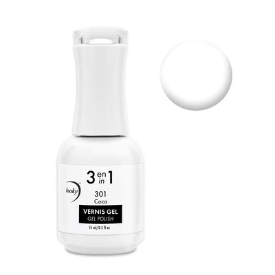 Looky Vernis Gel 3 en 1 #301 Coco