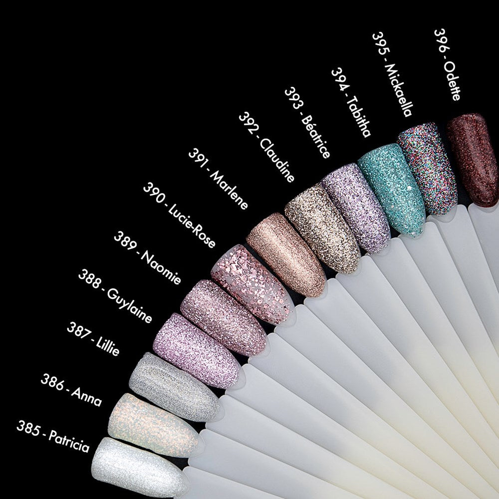 3 in 1 Gel Nail Polish #389 Naomie (Sparkle Collection)