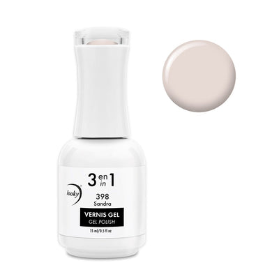 Looky Vernis Gel 3 en 1 #398 Sandra (Collection Nude, Translucide)