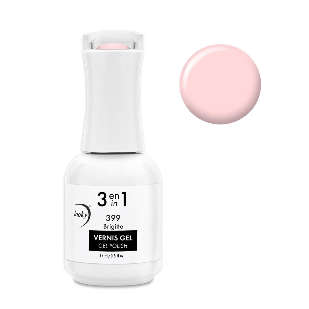 3 in 1 Gel Nail Polish #399 Brigitte (Nude Collection)