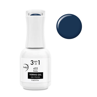 Looky Vernis Gel 3 en 1 #432 Éolie (Collection Marine)