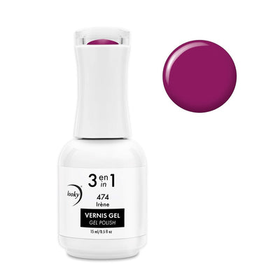 Looky Vernis Gel 3 en 1 #474 Irène (Collection Hiver)