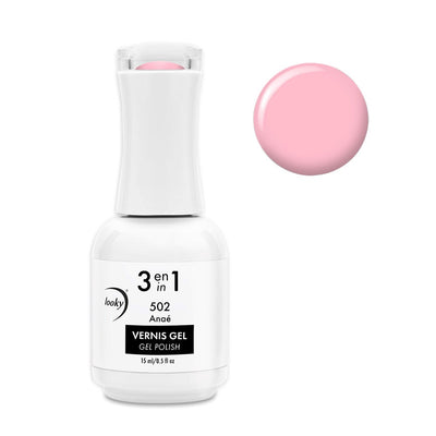 3 in 1 Gel Nail Polish #502 Anaé (Milky Collection)