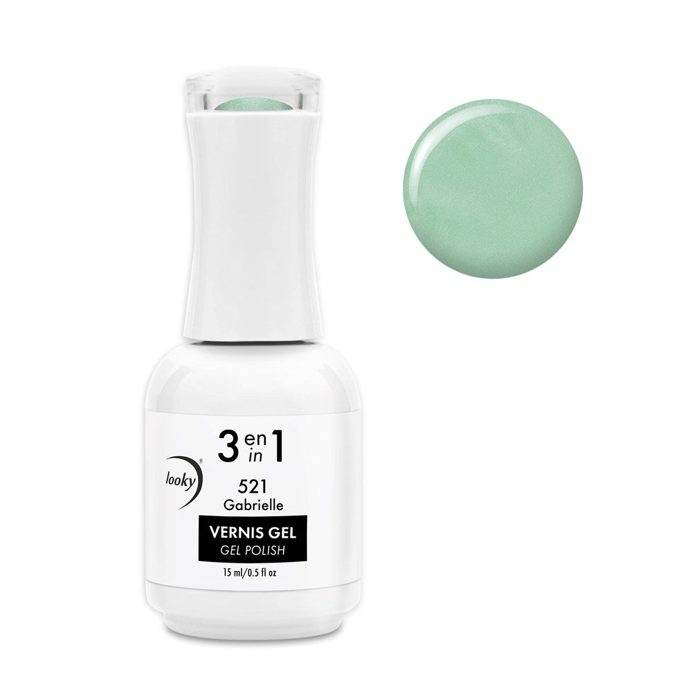 Looky Vernis Gel 3 en 1 #521 Gabrielle (Collection Shiny Spring)