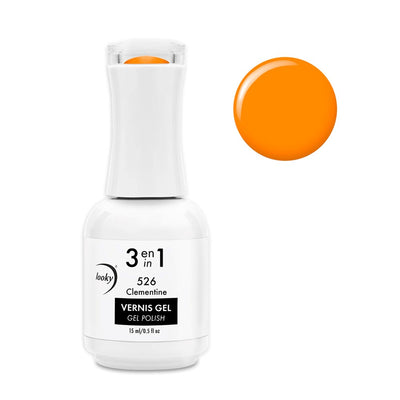Looky Vernis Gel 3 en 1 #526 Clémentine (Collection Néon)
