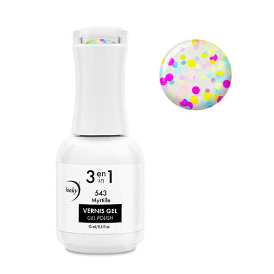 Looky Vernis Gel 3 en 1 #545 Myrtille (Collection Limonade)