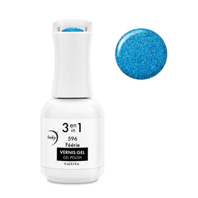 Looky Vernis Gel 3 en 1 #596 Féérie (Collection Festif)