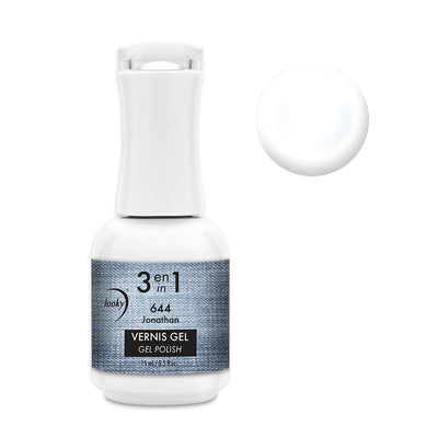 Looky Vernis Gel 3 en 1 #644 Jonathan (Collection MANucure) Transparent