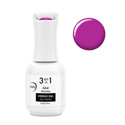 Looky Vernis Gel 3 en 1 #664 Mariska (Crazy Love)