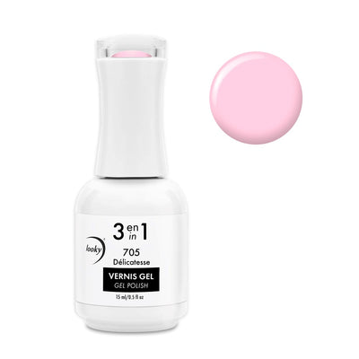 3 in 1 Gel Nail Polish #705 Délicatesse (Summer Collection Sarah Couture 2022)