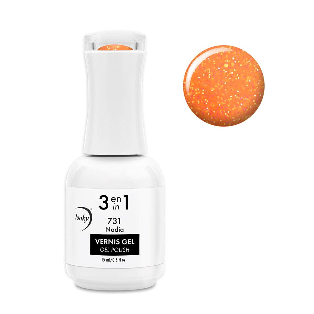 Looky Vernis Gel 3 en 1 #731 Nadia (Collection Sunset)